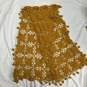 Pure Handknit Crochet Scarf